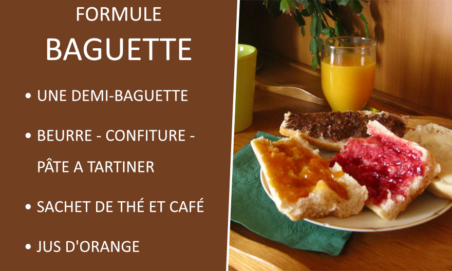 Détails de la formule baguette