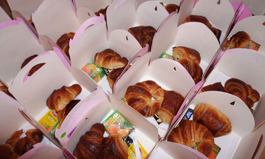 Les boites contenant les formules viennoiserie